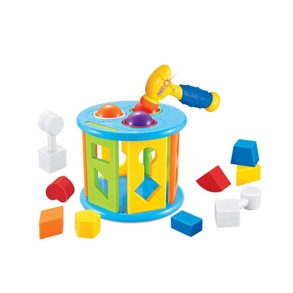 Playpop - Shape Sorter & Hammer Ball Set