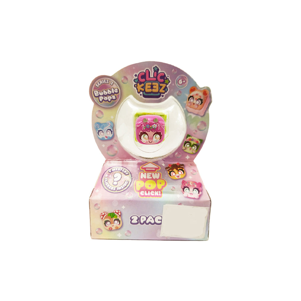 Clickeez Season 3 - Series 3 Clickable Collectibles Bubble Pop - 2 Pack