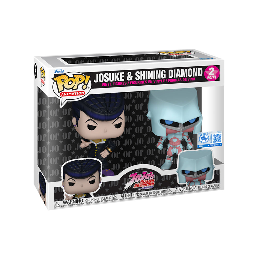 Funko Pop! Animation: Jojo's Bizarre Adventure - Josuke & Shining Diamond (2 Packs) (Special Edition)