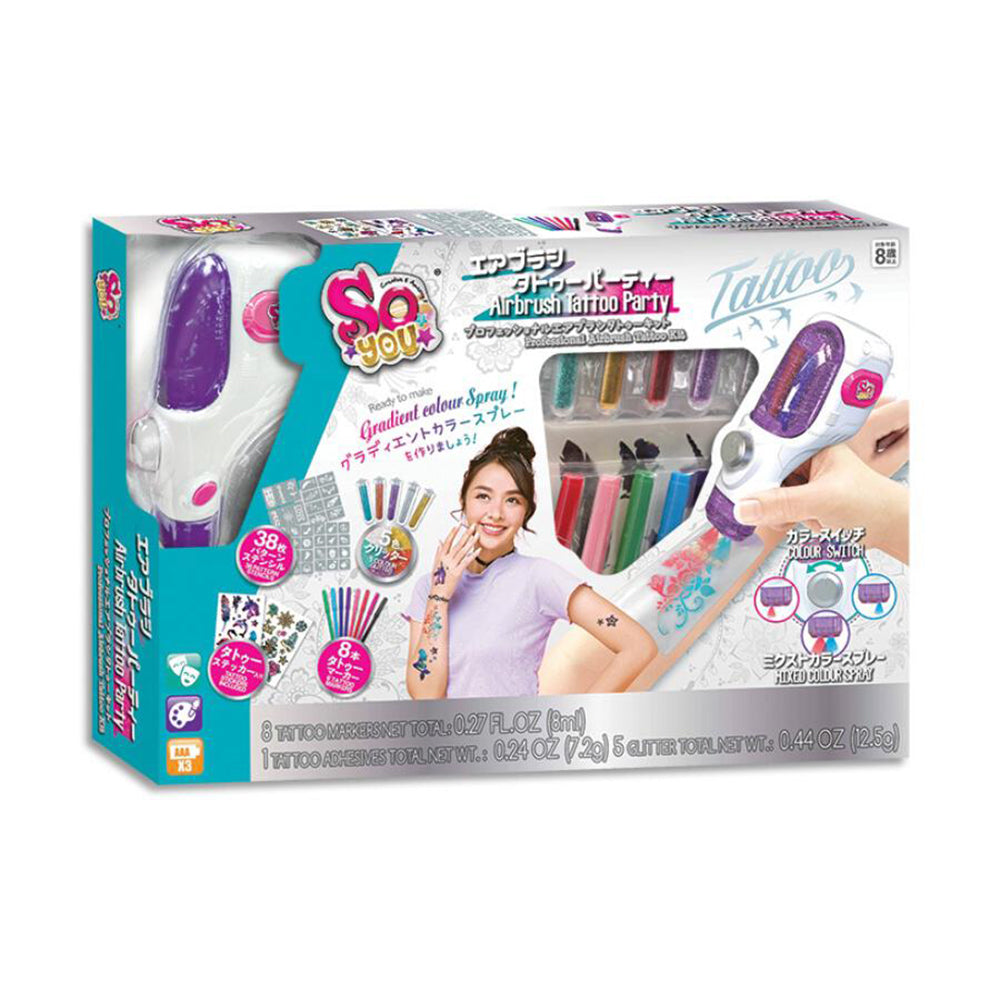 So You Airbrush Tattoo Party Main image
