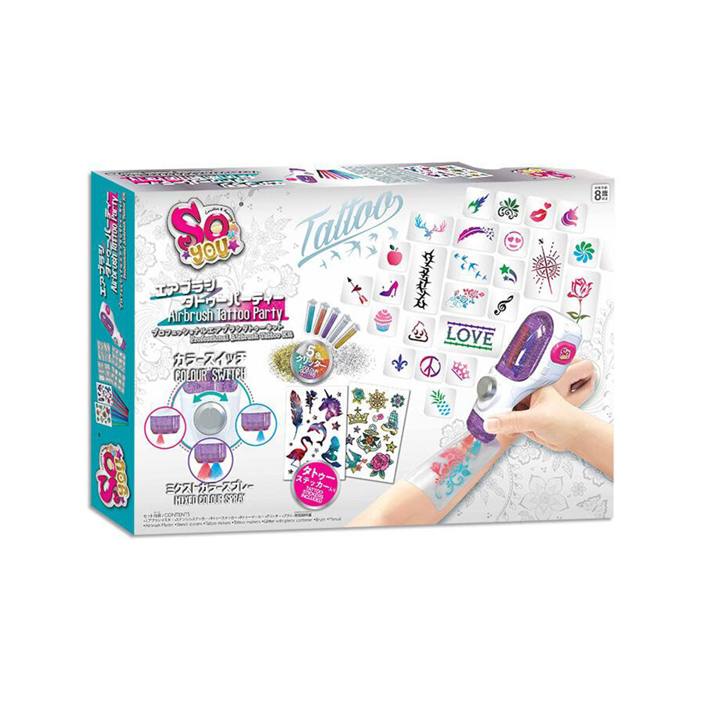 So You Airbrush Tattoo Party