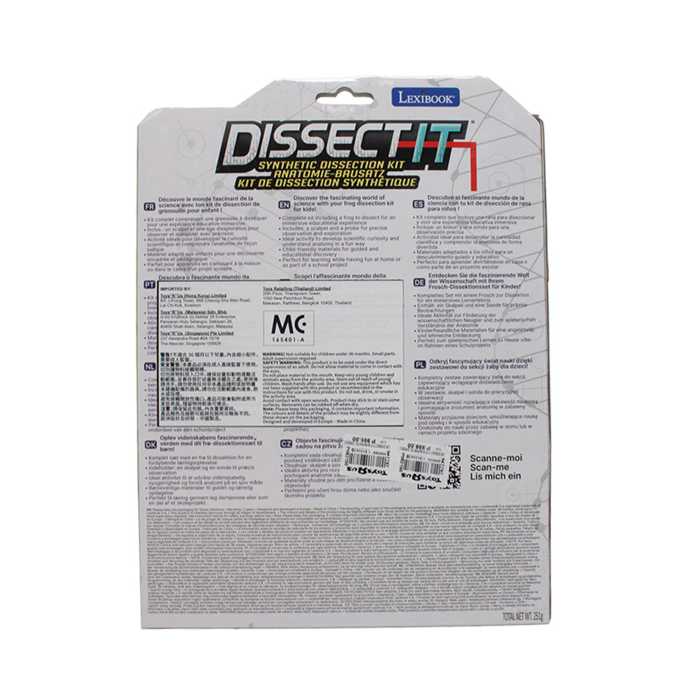 Lexibook Dissect It Synthetic Dissection Kit
