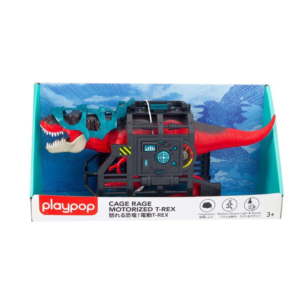 Playpop - Cage Rage Motorized T-Rex