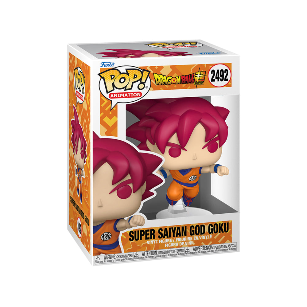 Funko Pop! Animation: Dragon Ball - Super Saiyan God Goku No. 2492