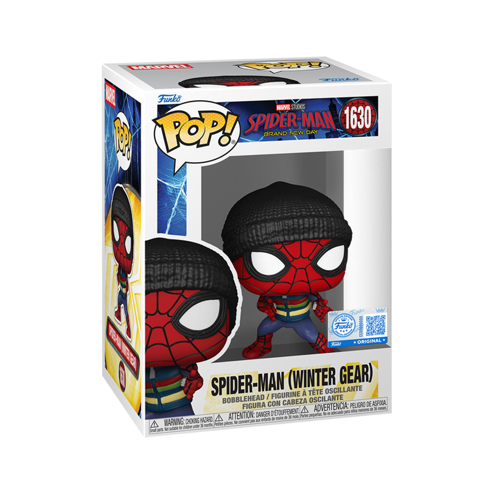 Funko Pop! Movies: Spider-Man Brand New Day - Spider-Man (Winter Gear) No. 1630 (Special Edition) Secondary image
