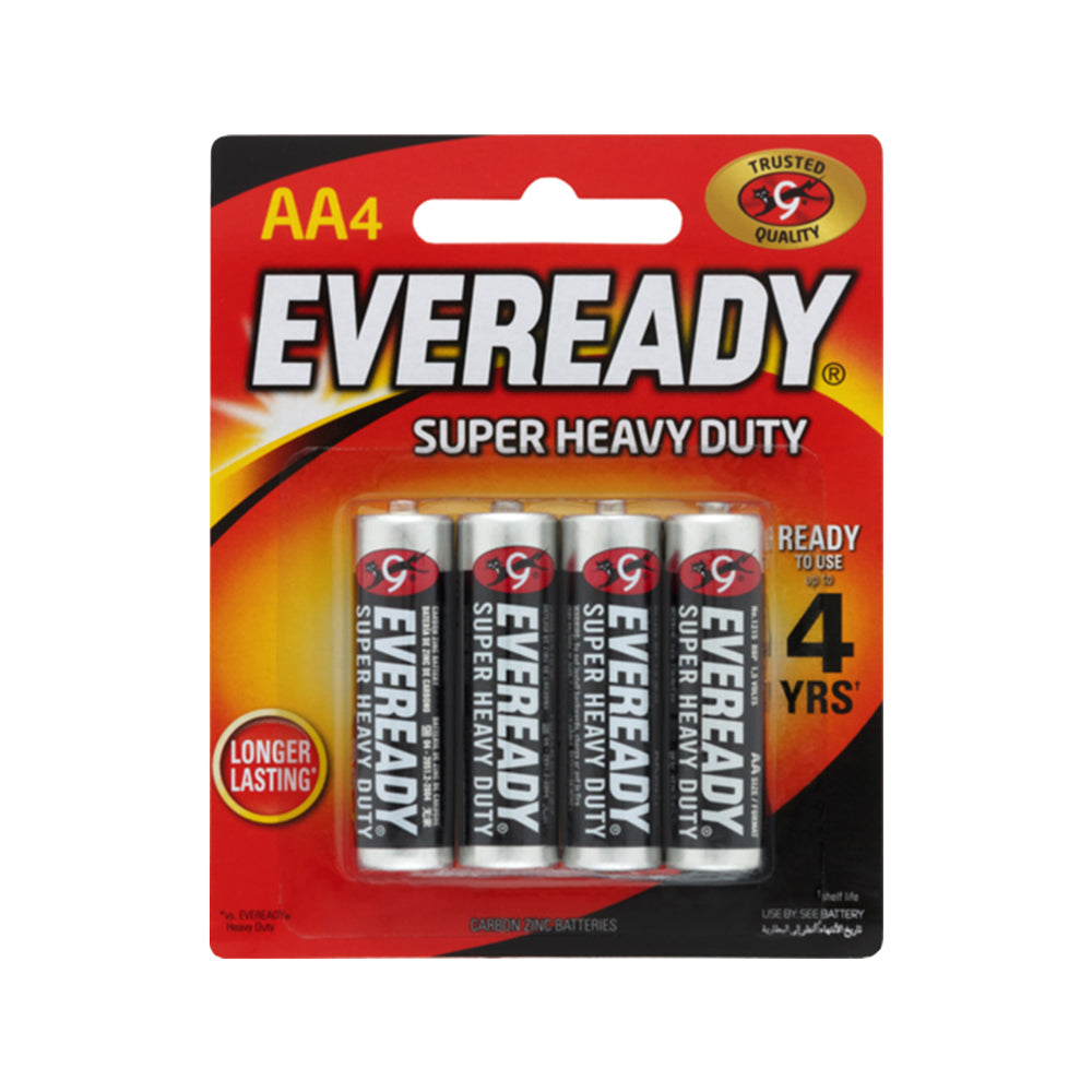 Eveready Super Heavy Duty AA (1215BP4 BLK) Main image